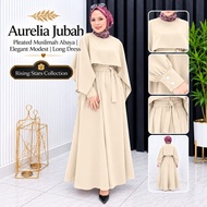 Aurelia Jubah Elegant Modest Long Dress Loose Fit Islamic Dress Long Sleeve Abaya Rising Stars Colle