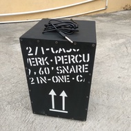 Electric Cajon, acoustic electric Cajon