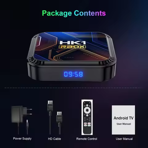 10PCS HK1 RBOX K8S Android 13.0 TV BOX RK3528 2.4G/5G Dual WIFI BT4 2G 16 4G 32G/64G
