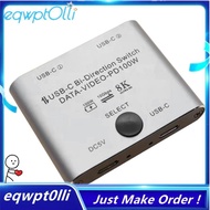 eQQBi Directional USB C Switch Splitter 8K USB C Switcher KVM 8K 60Hz 4K 144Hz Video for Multiple So