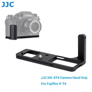 JJC MHG-XT4 ขายึดแบบจับโลหะสำหรับกล้อง Fuji Fujifilm X-T4 XT4 การออกแบบแผ่นกันลื่น แผ่นปลดเร็ว arca 