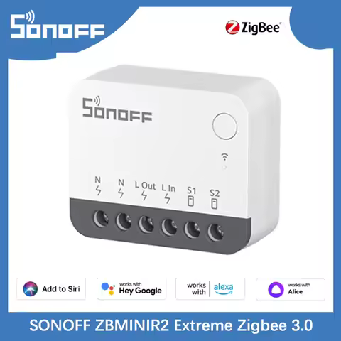 SONOFF ZBMINIR2 Extreme Sonoff Zigbee Switch Sonoff Zbmini R2 Smaller Size Two Way Control Safe Time