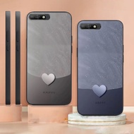 Huawei Y6 Prime 2018 / Y6 Pro 2018 / Y7 Prime 2018 / Y7 Pro 2018 Heart Case, cute Cheap Style Person