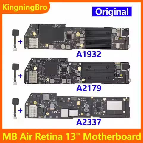 Original Laptop Motherboard For Macbook Air 13" A1932 A2179 A2337 Logic Board With Touch ID 128GB 25