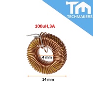 3A/6A Toroid Coil Inductor 33uH / 47uH / 56uH / 100uH / 470uH Inductance High Power Techmakers