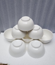 combo 5 chén 10 chén sứ hoa văn xanh chữ phúc 11cm GL23