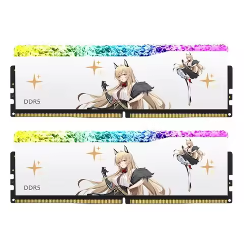 Suitable for 32GB (16GBx2) set DDR5 7200 desktop memory stick, light bar