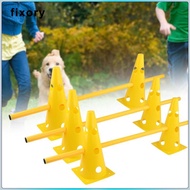 fixory Dog Agility Hurdle Cone Set Football Training Cones for Fitness Practice