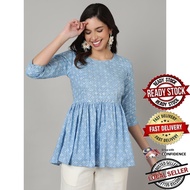 Kurti Indian Women Kurtis Top Saree Sari Punjabi Suit Readymade Kurti UD39430APTP