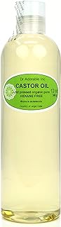 Castor Oil Pure Organic Cold Pressed Virgin by Dr.Adorable 12 Oz