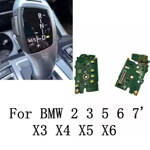 Car Gear Shift Knob Panel W/LED Circuit Board Repair For BMW 2 3 5 6 7' X3 X4 X5 X6 LHD