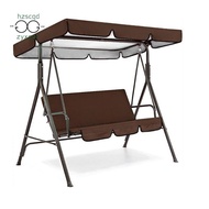 Sunshade for Swing Pew 2/3 Seater Garden Swing Chair Cover Polyester Taffeta Waterproof Canopy Tools