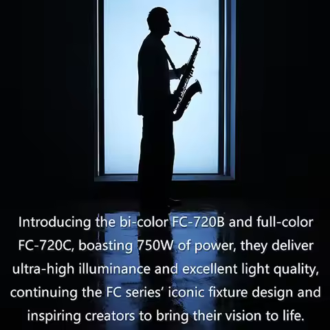 Nanlite FC-720C 750W RGB Full Color LED COB Potography Fill Lighting Built-in 15 Lighting Effects fo