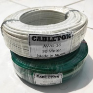 kabel awg 16 30m serabut kasar