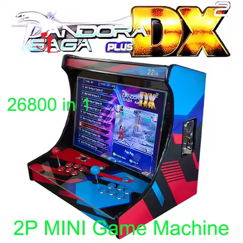 22 Inch LCD Bartop 26800 in 1 Pandora SAGA DX Coin Operated Games Machine 720P HD 2 Players Mini Arc