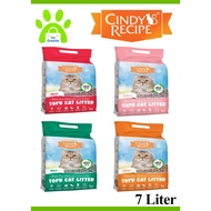 Cindy’s Recipe Tofu Cat Litter 7 Liter ( Pallet Size 3mm )