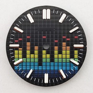 28.5mm Musical wave NH35 dial suitable for NH35 8215 movement Miyota 8215 watch accessories parts al