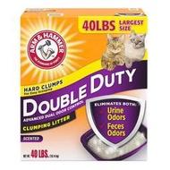 兩箱 宅配免運 ARM &amp; HAMMER 鐵鎚牌 加強除臭貓砂 18.14公斤 貓砂 寵物 貓 Costco 好市多