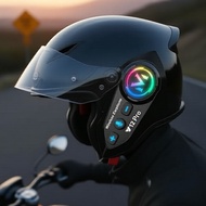 Y12 Pro Helmet Bluetooth 5.4 Headset 500m Intercom Waterproof Wireless Intercomunicador