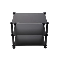 Audio Rack HIFI Equipment Rack All Aluminum Power Amplifier Rack Black