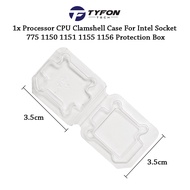 1pcs Processor CPU Case Clamshell Case For Intel Socket 775 1150 1151 1155 1156 CPU Plastic Protection Box