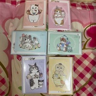 (現貨） 全新 mofusand  Sanrio 鯊魚貓  公仔 信紙 信封  mini letter set 全新購自日本 Kuromi 庫洛米 布甸狗 布丁狗 melody 玉桂狗 肉桂狗 大耳狗