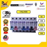 MAXGUARD1 POLE MCB 40A/63A MCB