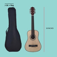 Wooden Body Acoustic Guitar for Children / Gitar Akustik 30"