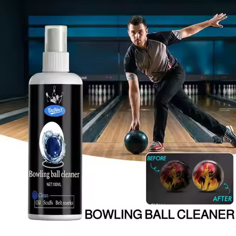 50/100ml Bowling Cleaning Spray Stain Removal Abrasion Grease Portable Bowling Ball Cleaner for Begi