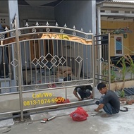 Pagar Rumah Stainless Minimalis