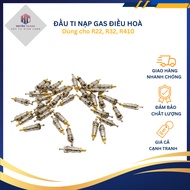 Air conditioner valve, gas refill nipple r22 r32 r410