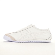 Asics Onitsuka Tiger/Onitsuka Tiger Mexico 66 White Gray Couple All-Match Unique Anti-slip Sports Ca