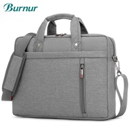 Burnur laptop bag 13.3 handbag 17.3 one-shoulder 15.6-inch data bag