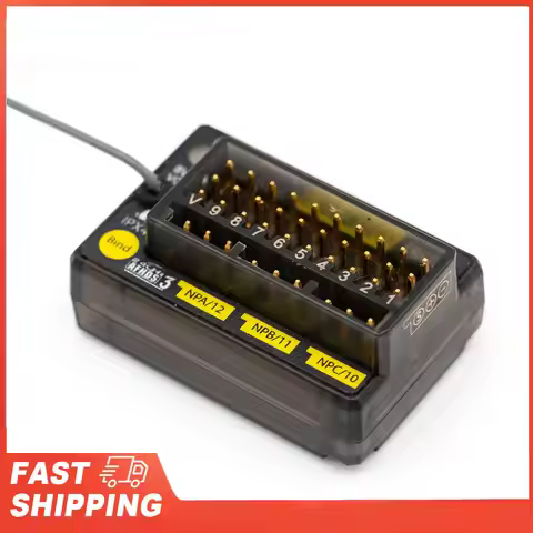 FLYSKY 12CH Receiver PWM PPM Ibus FGr12B 2.4GHz for AFHDS3 Transmitters RF Modules PL18/ NB4 /NB4 Li