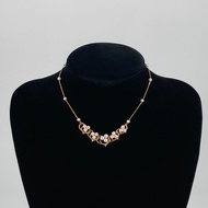 MIKIMOTO Akoya 珍珠項鍊 K18YG 9.3g 金色