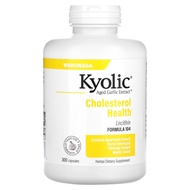Kyolic Aged Garlic Extract with Lecithin, Cholesterol Formula 104, 300 Capsules