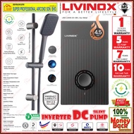 Livinox DC Pump Water Heater LWH-LS400-DC-GM DC Inverter Silent Pump Instant Water Heater Gun Metal