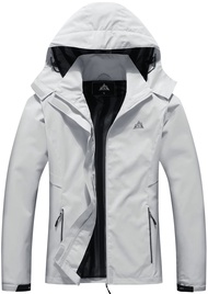 Women's Waterproof Rain Jacket Lightweight Raincoat Hooded Hiking Jacket Softshell Windbreaker