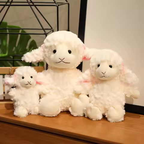 16/22/30cm Cute Soft Sheep Plush Toys Soft Lamb Plush Dolls Stuffed Sheep Plushie Baby Toys Birthday
