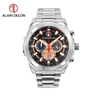Alain Delon Watch AD476-1382C Men Chronograph Stainless Steel / Alain Delon Watch / Men Watch / Jam 