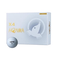 高爾夫球HONMA高爾夫球X4四層球GOLF高水准遠距離巡囘賽全新職業款比賽球