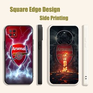 Casing For OPPO Reno6 Reno 7 7z 5K  A16E A16K A94 Arsenal Football Club BOM12 Phone Case Square Edge