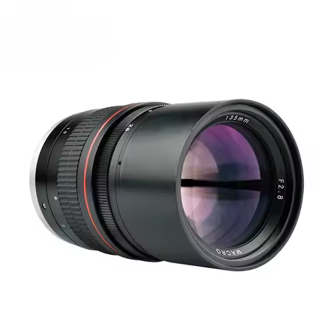 135mm F/2.8 Full Frame Manual Focus Portrait Prime Lens for Canon or Nikon DSLR Camera 1300D 700D 5D