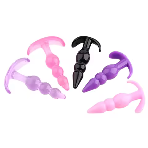 Butt Plug Set 4/5/6/9Pcs Different Shapes Anal Expander Prostate Stimulator Plug Anal Dilator for Ad
