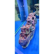 Deco decoration aquarium wreck ship big for 2.5ft 3ft 4ft 5ft tank