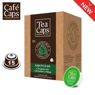 Cafecaps - แคปซูล Nescafe Dolce Gusto Matcha Organic (1 กล่อง X15 แคปซูล) - ชาเขียวมัทฉะออร์แกนิค100