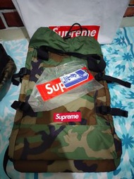 Supreme豹紋斜孭袋