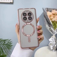 Huawei Mate50Pro Mate40Pro Mate30Pro Mate20Pro Mate50 40 Mate30 Mate20 shockproof electroplated magnetic suction soft Case