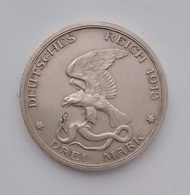1913年日爾曼帝國3馬克流通紀念銀幣-柏林鑄造