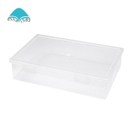 Plastic File Organizer Transparent Square Storage Box A4 Storage Box File Storage Box